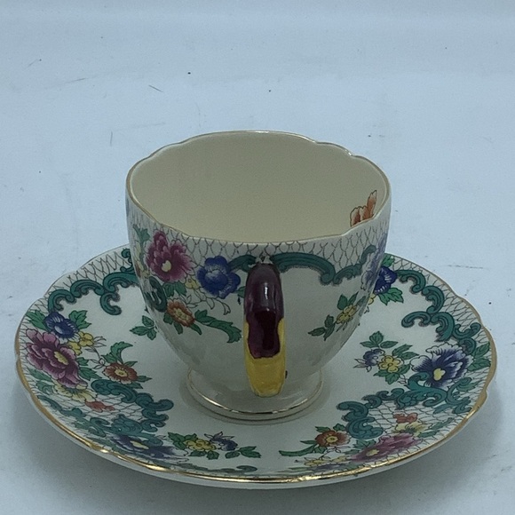 Vintage Royal Cauldon Victoria Demitasse Cup and Saucer - Picture 3 of 12
